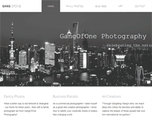 Tablet Screenshot of gangofonephotography.com